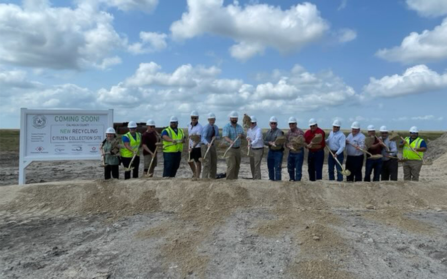 Calhoun County and Formosa Plastics Break Ground on New Recycling Center