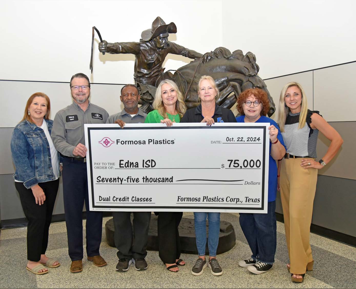 Formosa Plastics Corporation, U.S.A. Continues Long-Term Support of Education