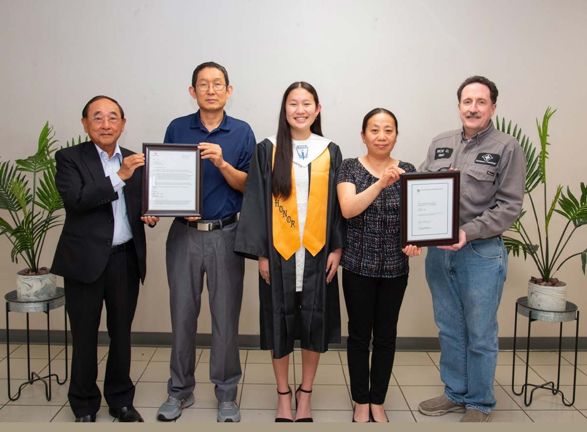Formosa Plastics Corporation, U.S.A. National Merit Scholarship Awarded to Kary Xu of Calhoun High School